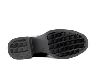 Miss Park Moda 207 k6668 Loafer Siyah Rugan Kadın Günlük Ayakkabı