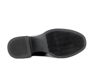 Miss Park Moda 207 k6668 Loafer Siyah Rugan Kadın Günlük Ayakkabı