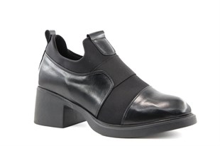 Miss Park Moda 207 k6668 Loafer Siyah Kadın Günlük Ayakkabı