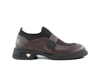 Miss Park Moda 208 k4065 Loafer Kahve Kadın Günlük Ayakkabı