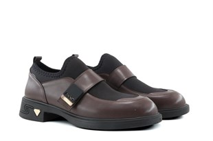 Miss Park Moda 208 k4065 Loafer Kahve Kadın Günlük Ayakkabı
