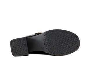 Miss Park Moda 386 k1360 Loafer Siyah Kadın Günlük Ayakkabı