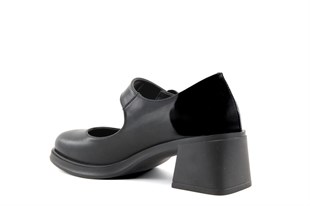 Miss Park Moda 386 k1360 Loafer Siyah Kadın Günlük Ayakkabı
