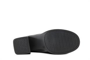 Miss Park Moda 386 k1453 Loafer Siyah Rugan Kadın Günlük Ayakkabı