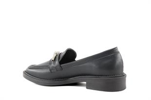 Miss Park Moda 386 k161 Loafer Siyah Kadın Günlük Ayakkabı