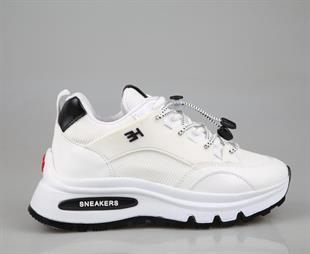 Miss Park Moda k075 Beyaz Kadın Sneakers
