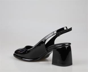 Miss Park Moda k1008 Siyah Kadın Topuklu Ayakkabı