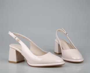 Miss Park Moda k1008 Ten Rengi Kadın Topuklu Ayakkabı