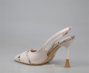 Miss Park Moda k1338 Ten Rengi Kadın Topuklu Ayakkabı