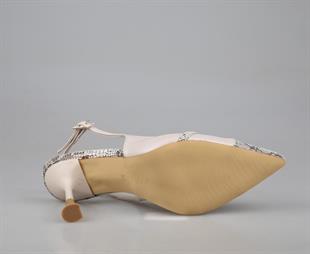 Miss Park Moda k1338 Ten Rengi Kadın Topuklu Ayakkabı