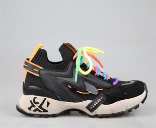 Miss Park Moda k2025 Siyah Kadın Sneakers