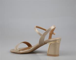 Miss Park Moda K316 Gold Kadın Topuklu Ayakkabı