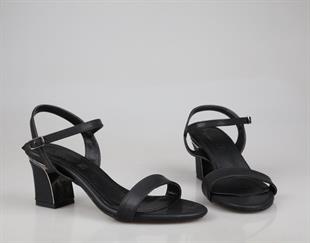 Miss Park Moda K316 Siyah Kadın Topuklu Ayakkabı