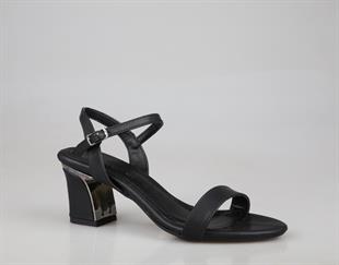 Miss Park Moda K316 Siyah Kadın Topuklu Ayakkabı