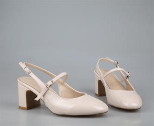 Miss Park Moda k50 Ten Rugan Kadın Topuklu Ayakkabı