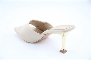Miss Park Moda k7031 Topuklu Ten Rengi Kadın Terlik