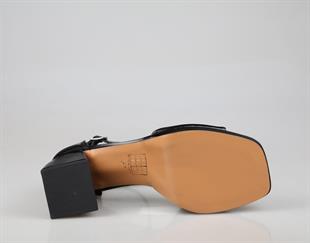 Miss Park Moda k86 Siyah Kadın Topuklu Ayakkabı