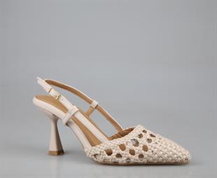 Miss Park Moda k870 Ten Rengi Kadın Topuklu Ayakkabı