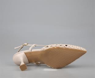 Miss Park Moda k870 Ten Rengi Kadın Topuklu Ayakkabı