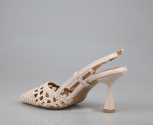 Miss Park Moda k870 Ten Rengi Kadın Topuklu Ayakkabı