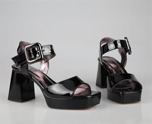 Miss Park Moda k97/1 Siyah Kadın Topuklu Ayakkabı