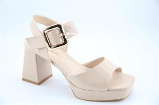 Miss Park Moda k97/1 Ten Rengi Kadın Topuklu Ayakkabı