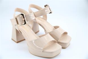 Miss Park Moda k97/1 Ten Rengi Kadın Topuklu Ayakkabı