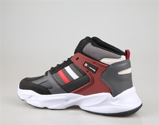MP 232-1014 Basket Ayakkabısı Siyah-Kırmızı Erkek Sneakers