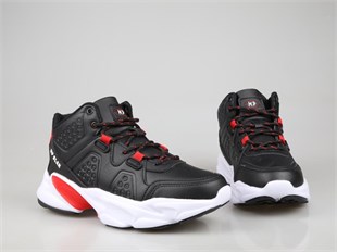 MP 242-2055 Basket Siyah-Kırmızı Unisex Sneakers