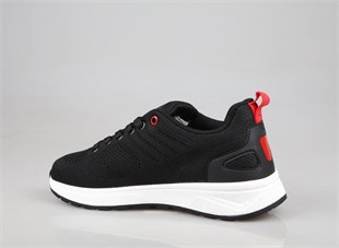MP 251-2303 Siyah-Kırmızı Erkek Sneakers