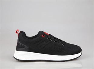 MP 251-2303 Siyah-Kırmızı Erkek Sneakers