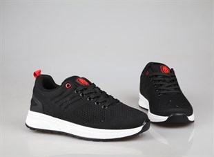 MP 251-2303 Siyah-Kırmızı Unisex Sneakers