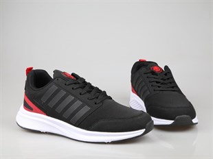 MP 252-2030 Siyah-Kırmızı Erkek Sneakers