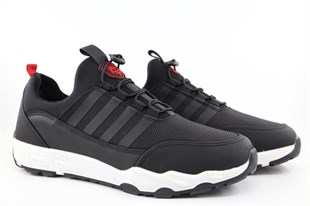 MP 252-6010 Siyah-Kırmızı Erkek Sneakers