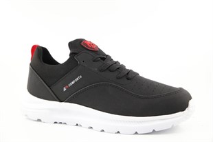 MP 252-6013 Siyah-Kırmızı Erkek Sneakers