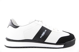 MP 252-6103 Beyaz-Siyah Erkek Sneakers