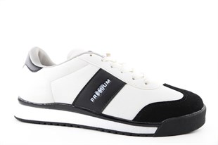 MP 252-6103 Beyaz-Siyah Erkek Sneakers