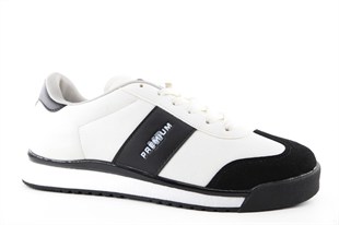 MP 252-6103 Beyaz-Siyah Erkek Sneakers