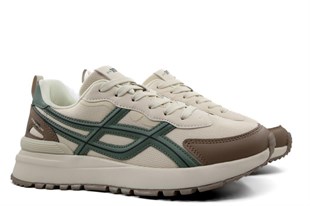 MP 261-6727 Bej yeşil Erkek Sneakers