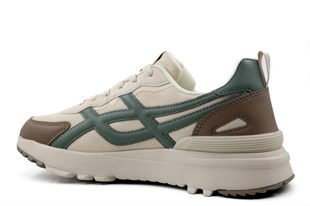 MP 261-6727 Bej yeşil Erkek Sneakers