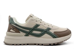 MP 261-6727 Bej yeşil Erkek Sneakers