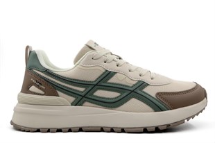 MP 261-6727 Bej yeşil Erkek Sneakers