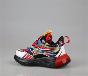 Pepino 1943 Siyah-Kırmızı Çocuk Sneakers