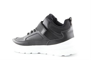 Pepino 2036 Siyah-Beyaz Çocuk Sneakers