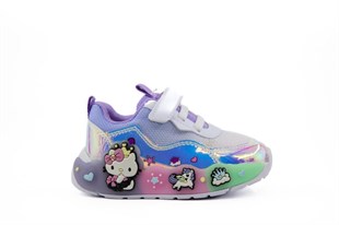 Pepino 2184 Beyaz Lila Çocuk Sneakers