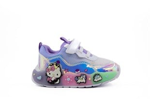 Pepino 2184 Beyaz Lila Çocuk Sneakers