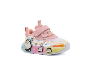 Pepino 2184 Beyaz Pudra Çocuk Sneakers