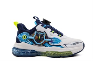 Pepino 2196 Beyaz Lacivert Çocuk Sneakers