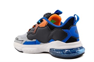 Pepino 2196 Gri-Siyah Çocuk Sneakers