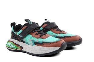Pepino 2216 Yeşil Kahve Çocuk Sneakers
